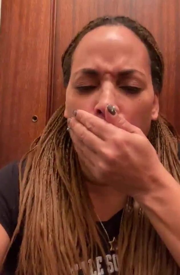  She explained that coughing in your hand is not the best way