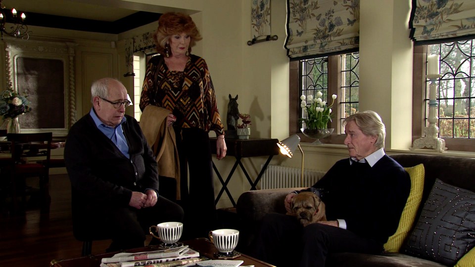  Charles issues Ken with a fine in Corrie