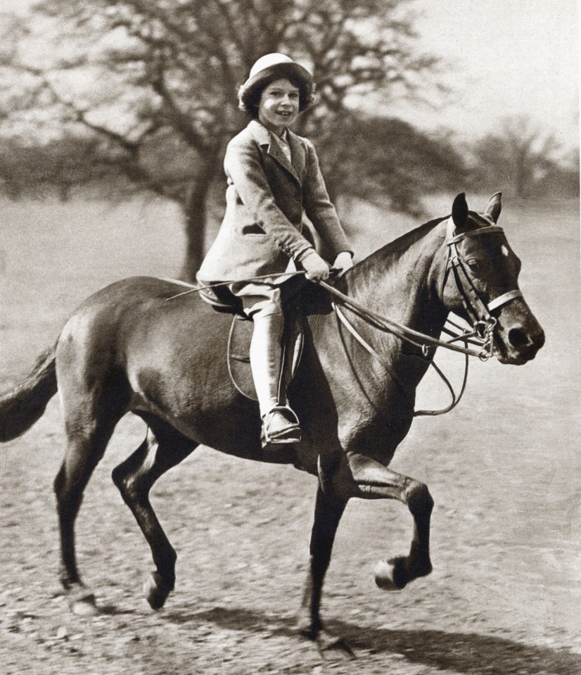 The Queen was given her first horse, a Shetland pony, aged just four