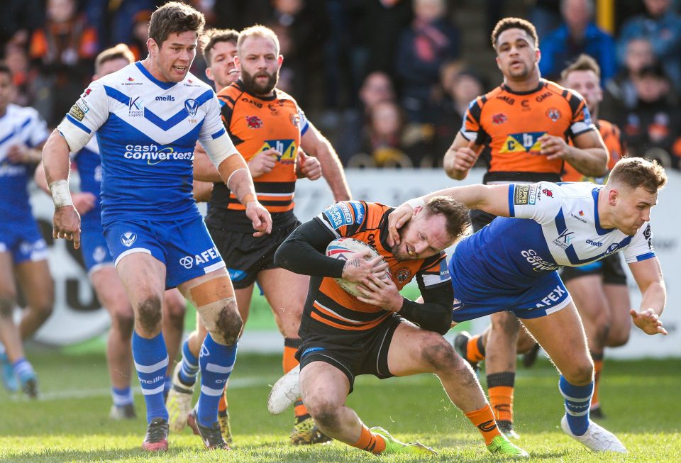  Castleford v St Helens was Super League's last match way back in March