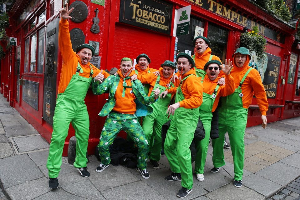  Revellers hit the town for St Patrick's Day celebrations despite the serious announcement