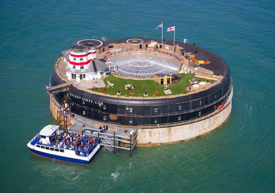  No Man's Land Fort, which is located in between Portsmouth and the Isle of Wight, has gone on sale