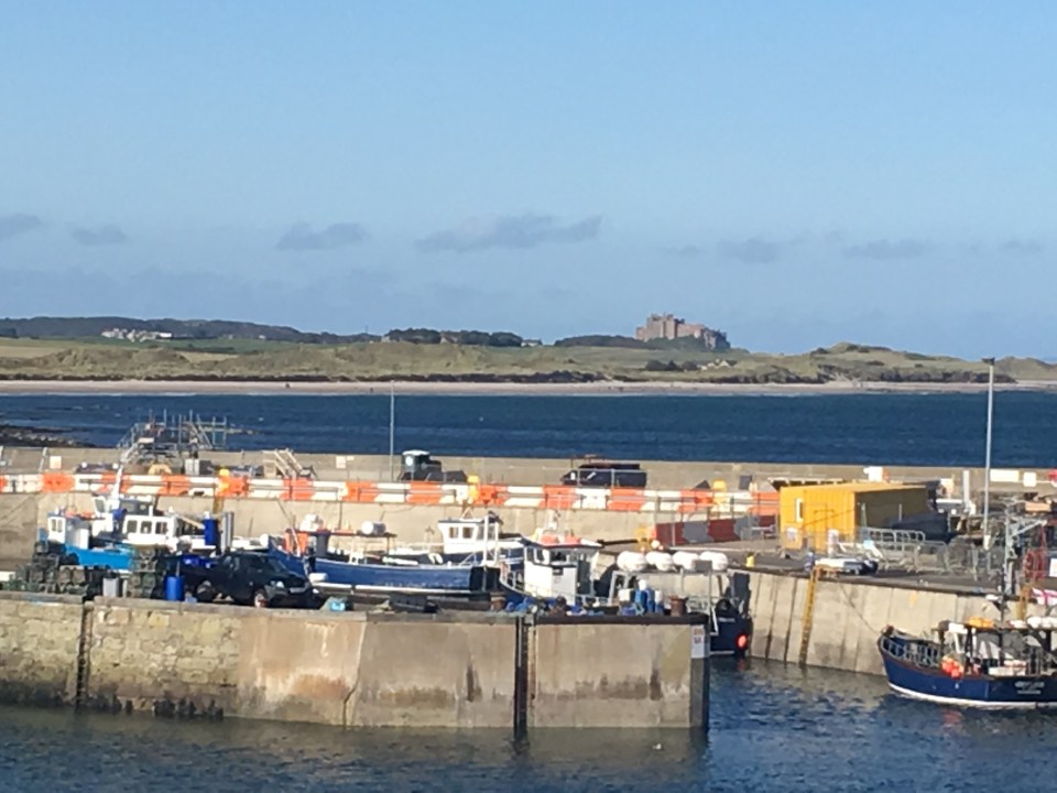  From the Seahouse you are able to enjoy the beautiful view of the harbour which has views of Bamburgh's medieval castle