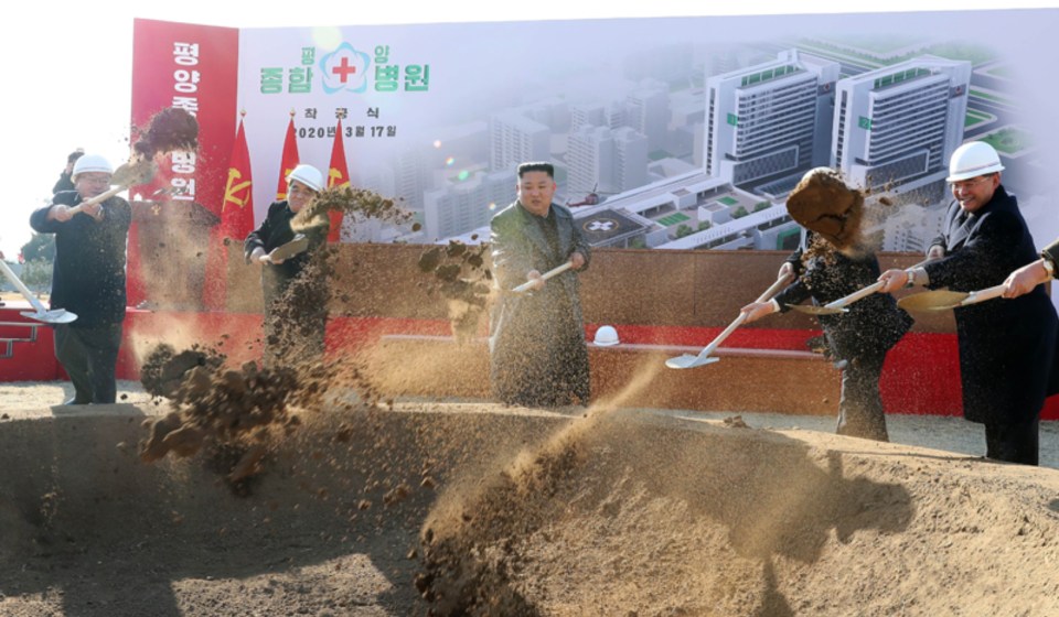  Kim Jong-un is rushing the build a new hospital amid the coronavirus pandemic