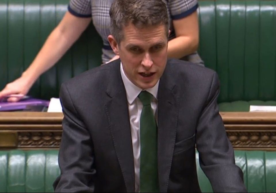  Gavin Williamson is said to be keen to discuss schools reopening