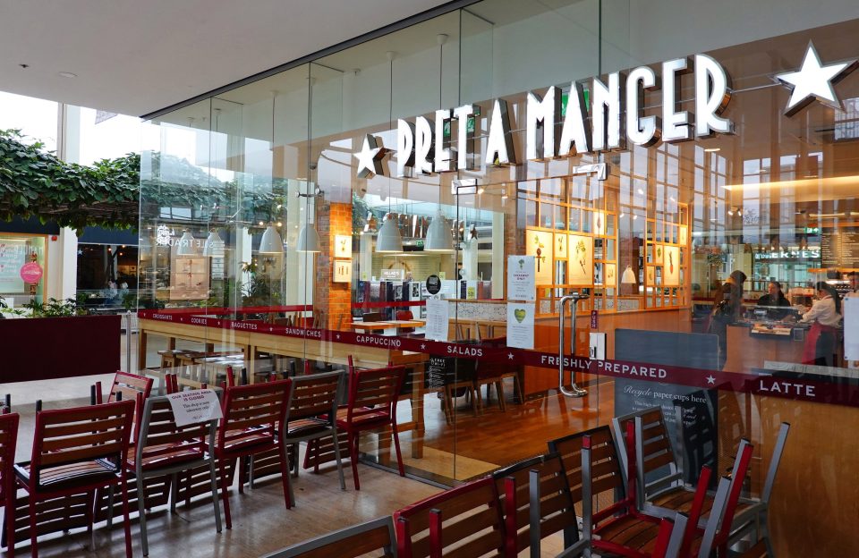  Pret a Manger has closed all 400 branches in the UK