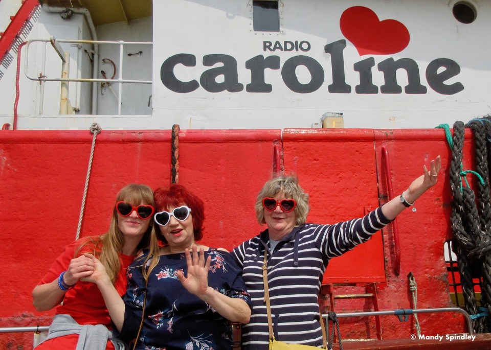  Tourists enjoying a tour of the Caroline ship