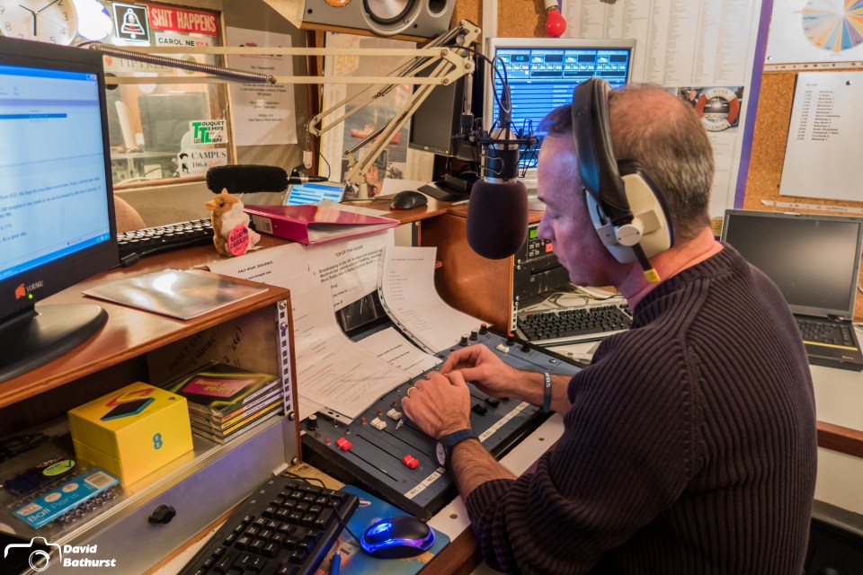  It was a fascinating tour of this station on the last pirate radio ship in the world, with a live show broadcasting