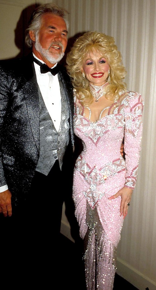  Kenny with life-long pal and duet partner Dolly Parton