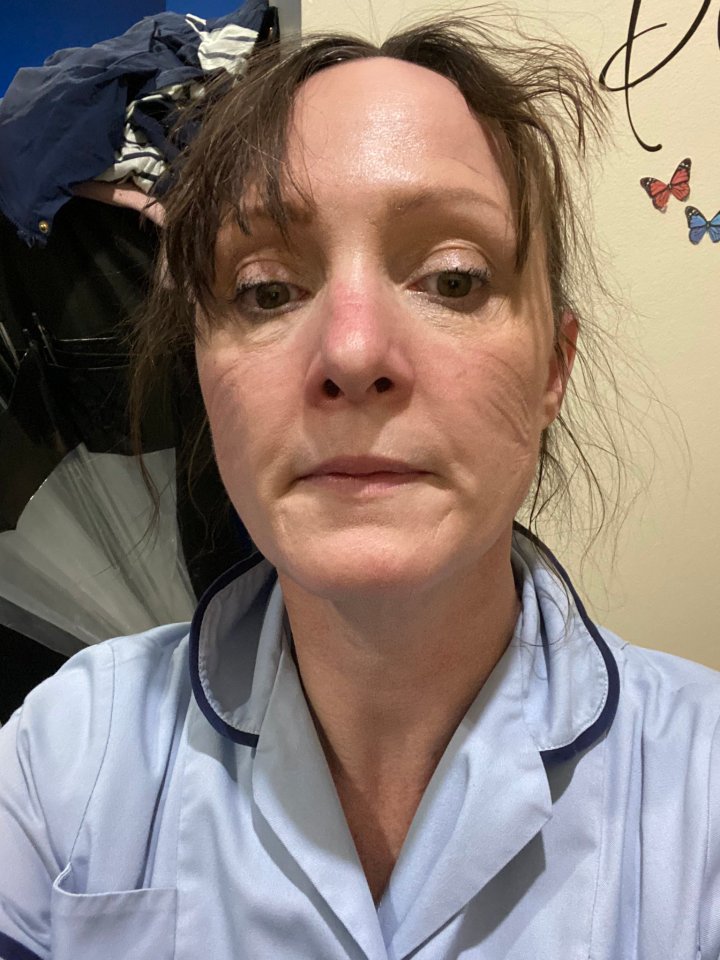  NHS workers have been hailed as heroes as they shared what they look like at the end of an exhausting shift battling coronavirus