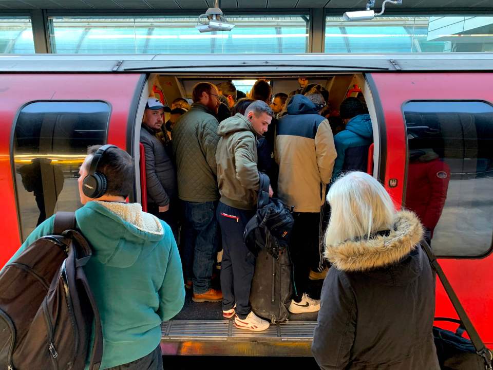  Boris Johnson was forced to act after thousands of Brits crowded onto Tubes and buses