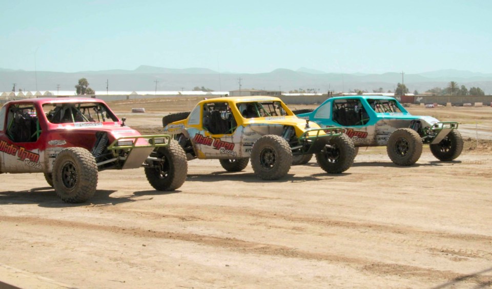 The trio were filming a race challenge for the new ITV show