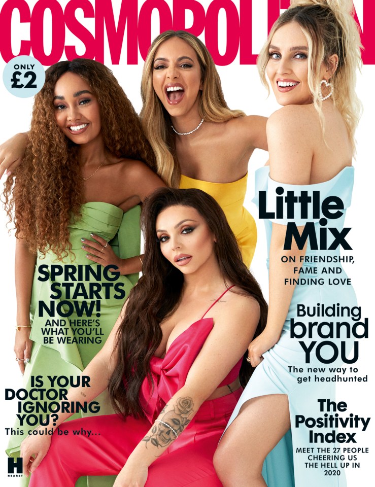  The girls appeared in the new edition of Cosmopolitan