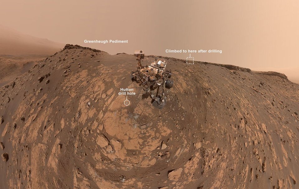  The rover is continuing to climb and enjoy the views of the red planet