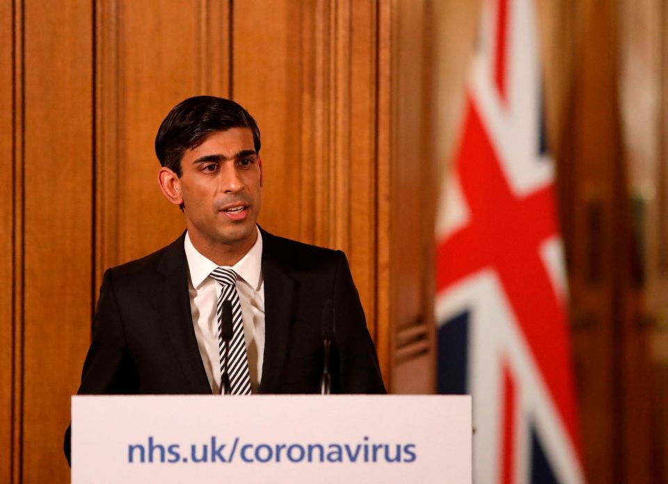  Chancellor Rishi Sunak is predicted to save a staggering 1.5million jobs