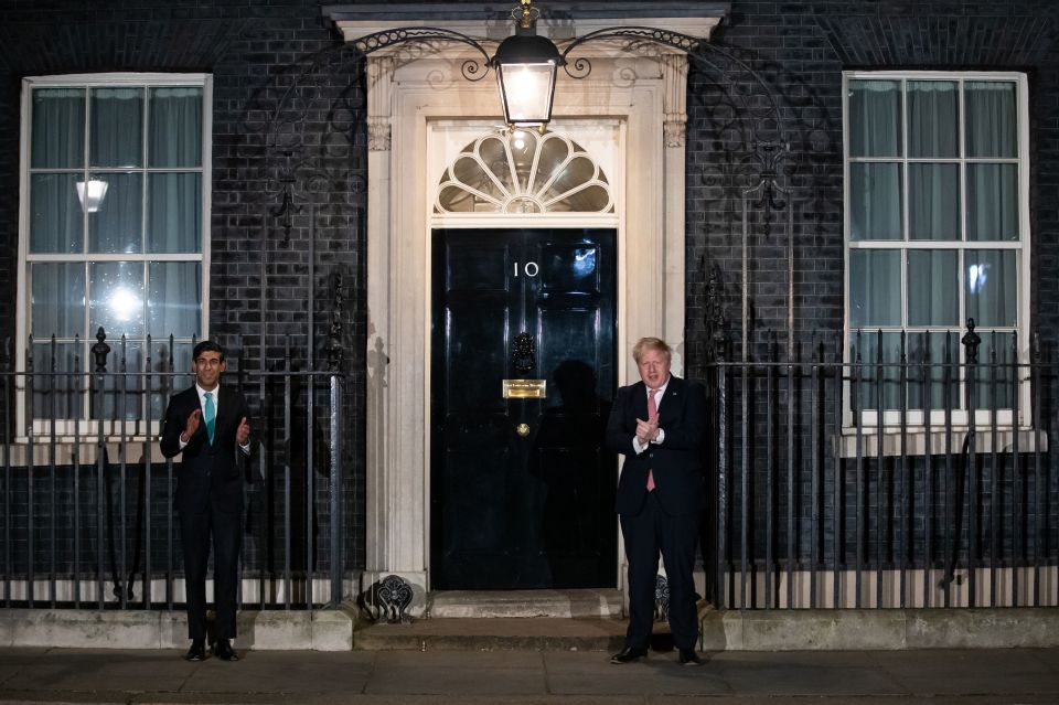  Boris Johnson and Rishi Sunak join in