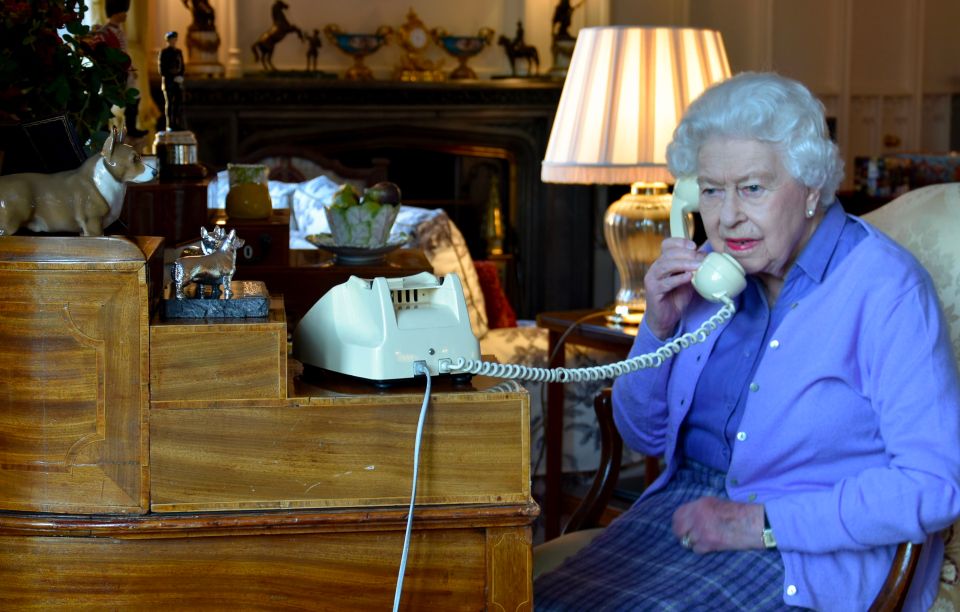  The Queen held her weekly audience with PM Boris Johnson over the telephone earlier this week