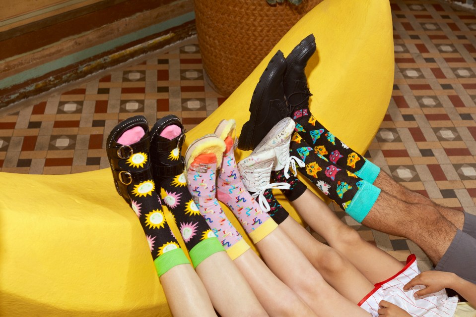  Happy Socks are famous for their bright, unusual socks