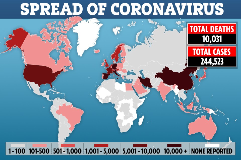  The outbreak has spread across the planet since it began late last year in Wuhan, China