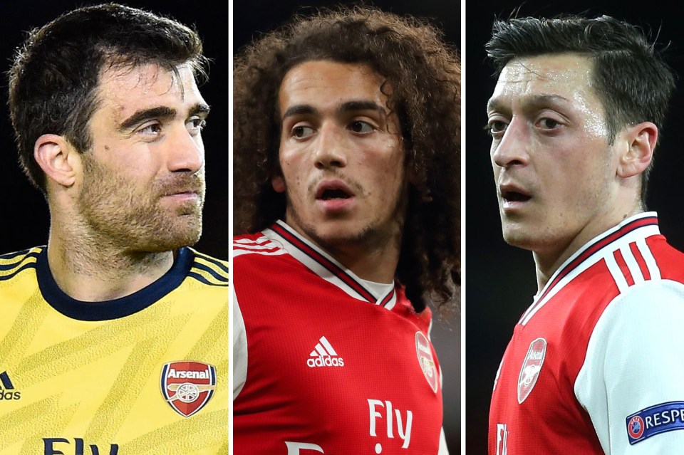  Sokratis, Matteo Guendouzi and Mesut Ozil could all be sold this summer by Arsenal