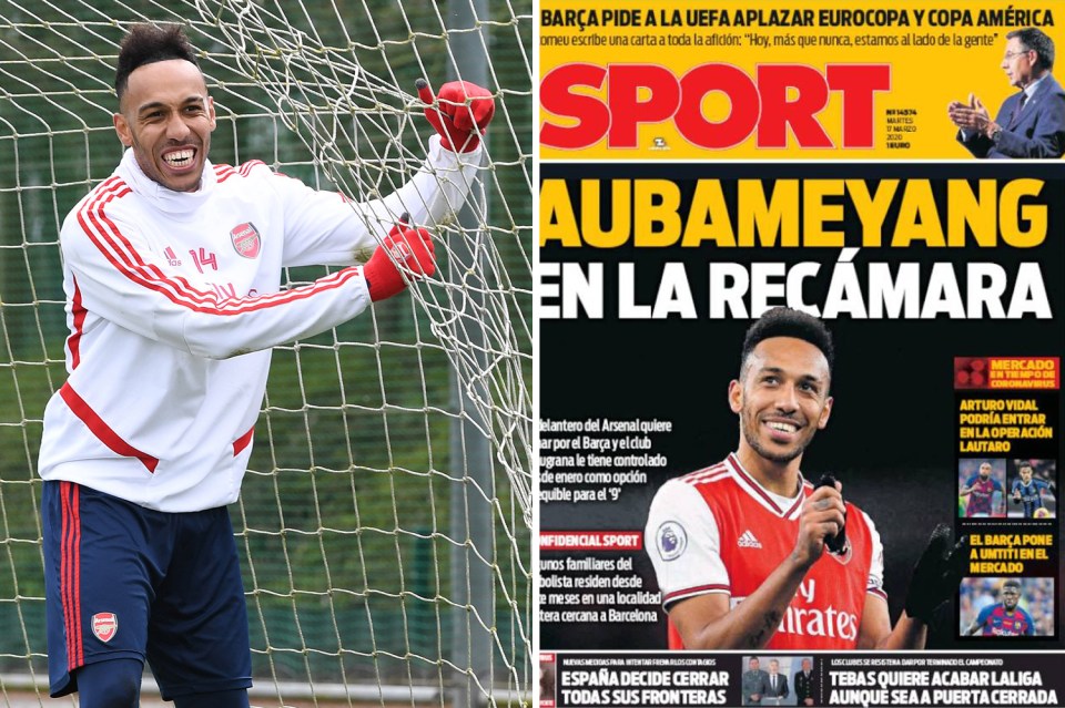  Arsenal captain Pierre-Emerick Aubameyang is yet to agree a new contract with the club