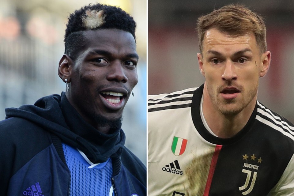  Aaron Ramsey could swap with Paul Pogba this summer