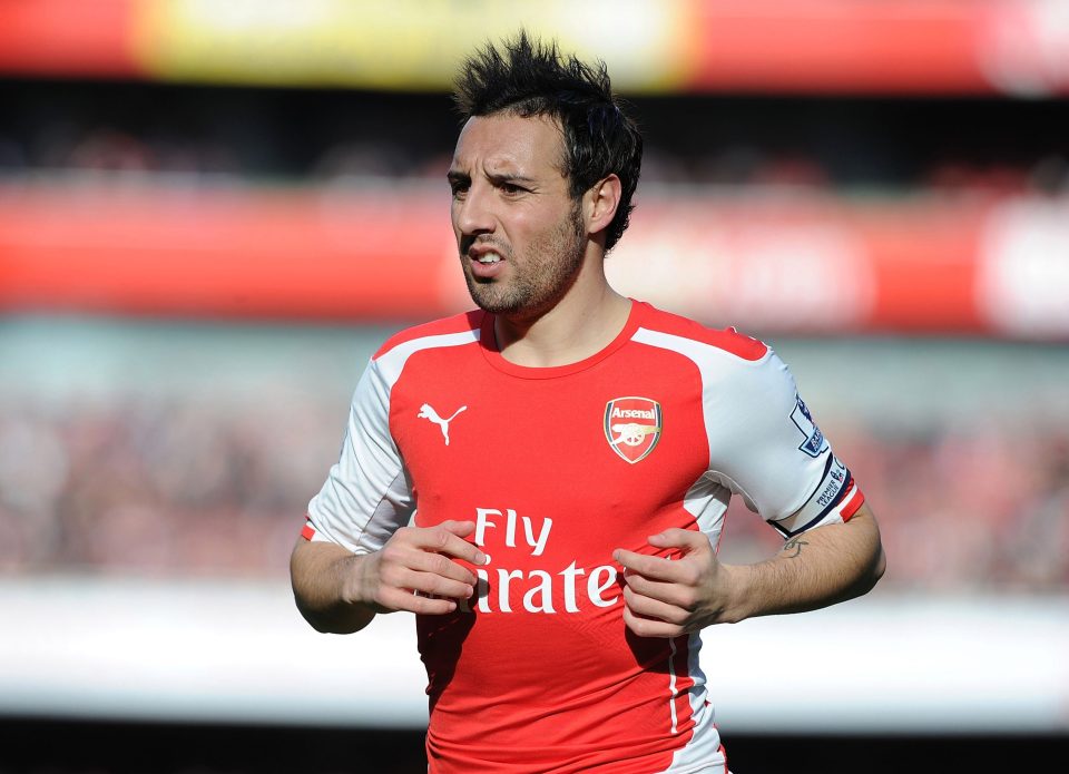  Santi Cazorla was immensely popular during his six-years at Arsenal