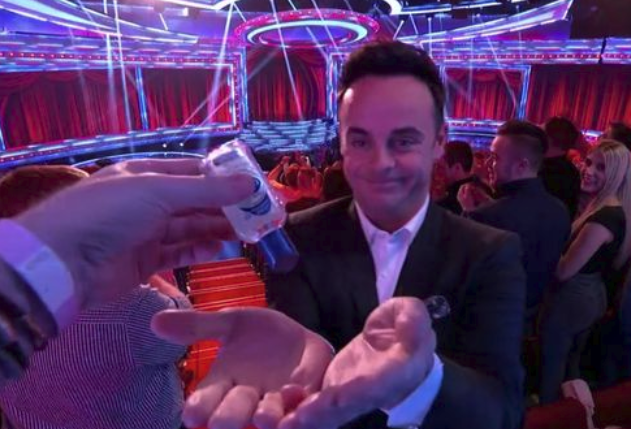  Ant McPartlin lathered his hands in sanitiser in tonight's Saturday Night Takeaway