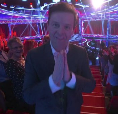  Declan Donnelly recreated the Namaste sign he and Ant used to greet Prince Charles with earlier in the week