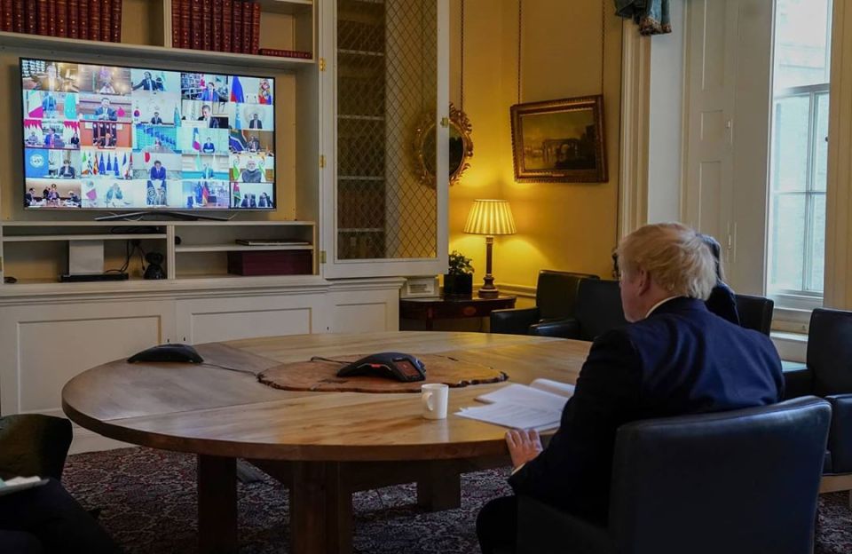  Mr Johnson says he will remain in charge of the Government’s fight against coronavirus using video conferencing and other digital tools