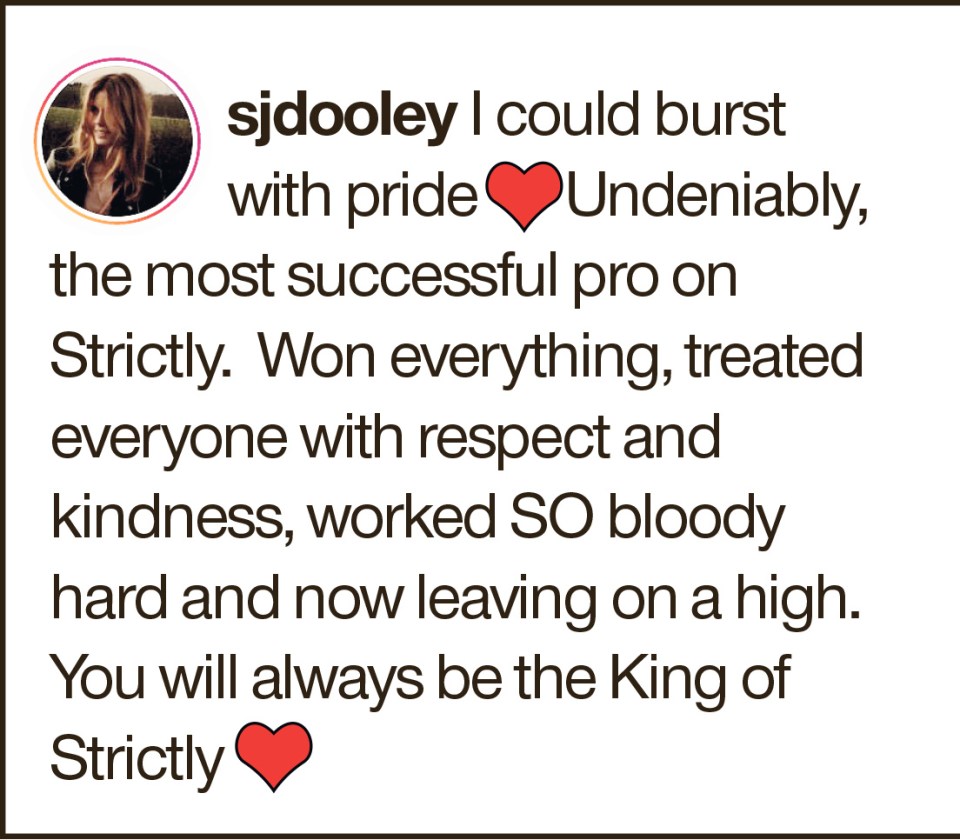  Stacey said she was bursting with pride for Kevin