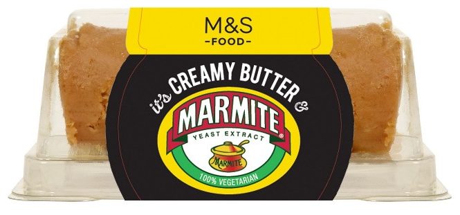  The cheese and butter are launching in M&S stores tomorrow - March 4