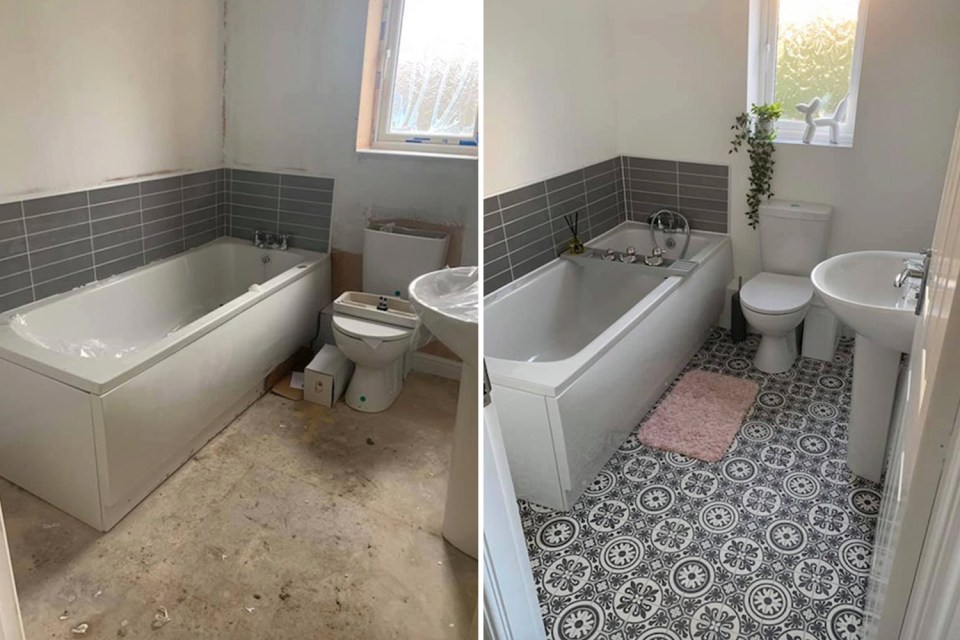 These bathroom tiles cost just £14 a pop from Dunelm