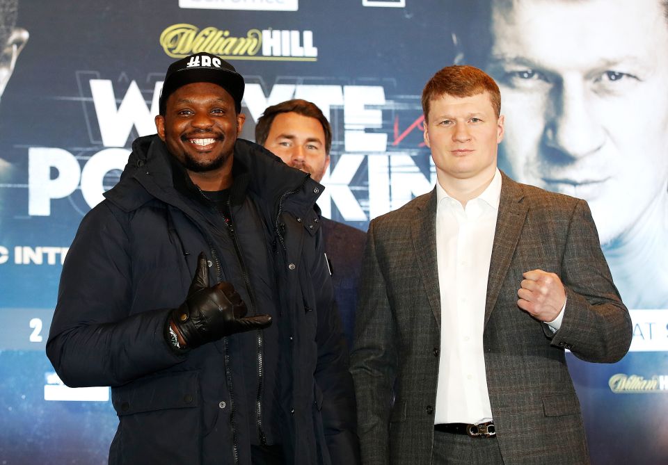  Dillian Whyte vs Alexander Povetkin is OFF