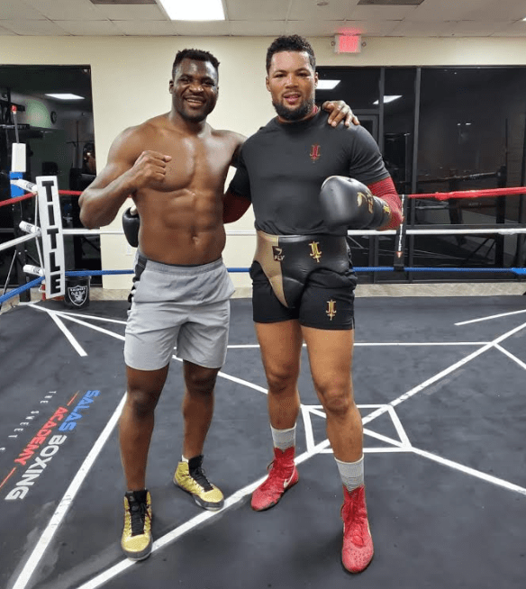  Joe Joyce sparred with Francis Ngannou in Las Vegas in March