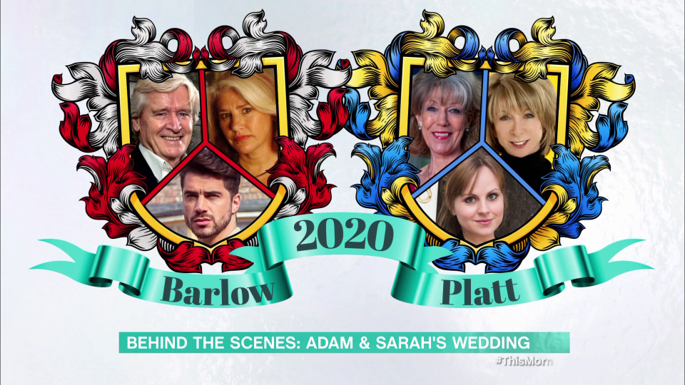  The wedding will be taking place this week