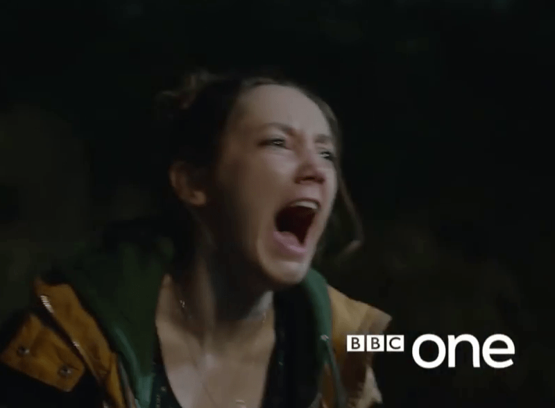  Kaya is seen screaming at the end of the dark trailer