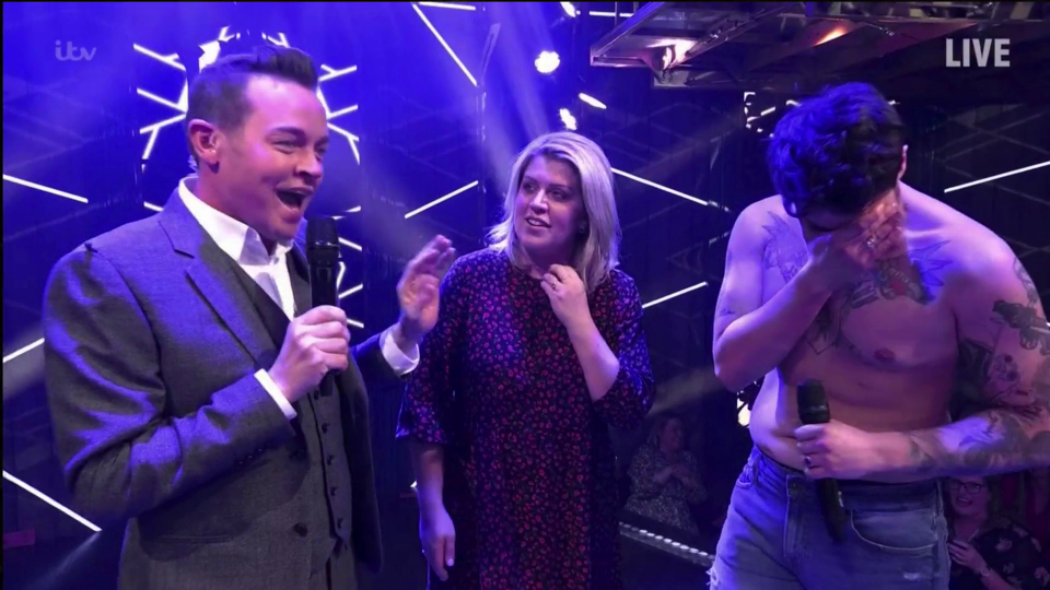  One wife dropped the F-bomb when interviewed by Stephen Mulhern afterwards