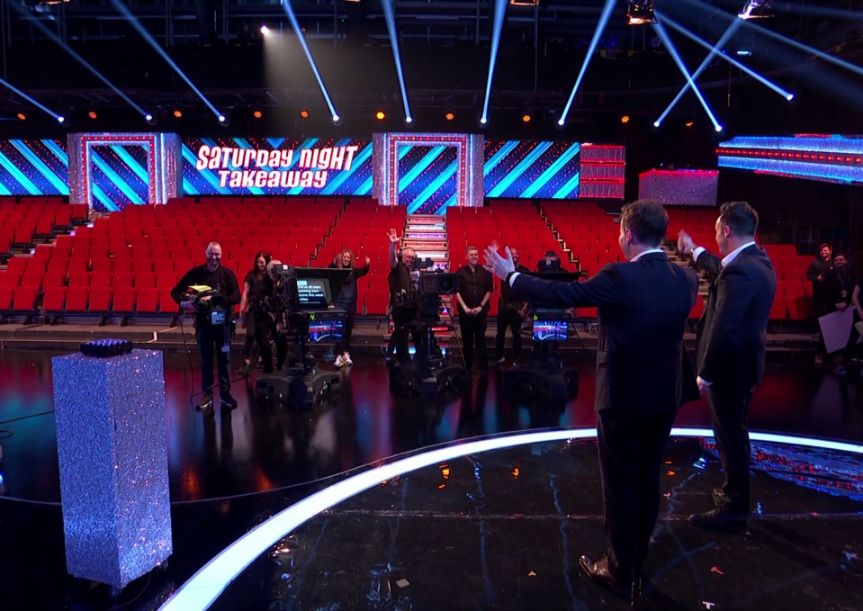  Ant and Dec presented without a studio audience for the first time ever