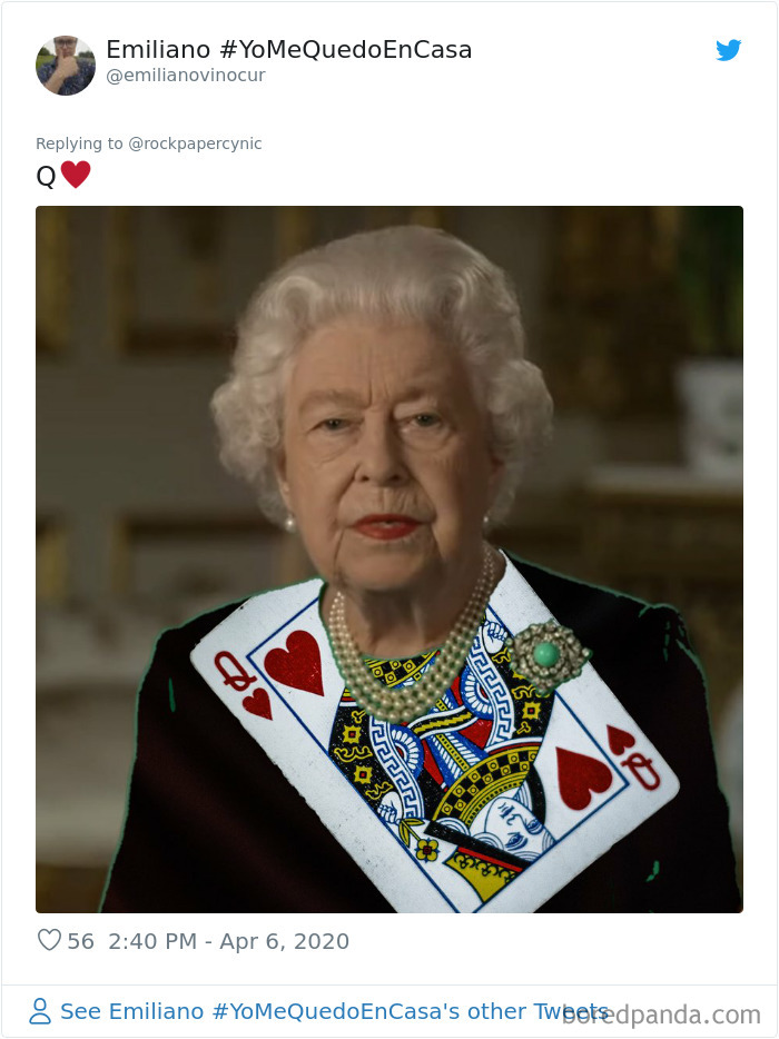 We're loving all the subtle queen references people have managed to crowbar in