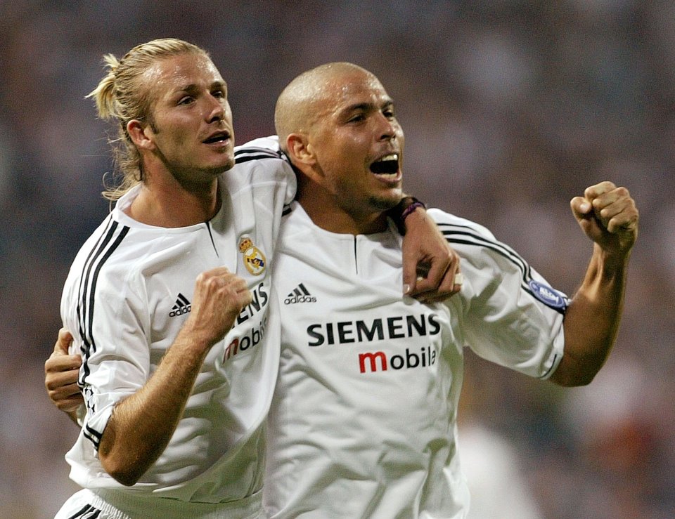  David Beckham was a popular member of the dressing room at Real Madrid