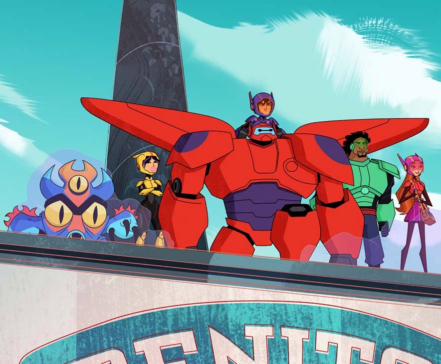  BIG HERO 6 THE SERIES - "Internabout" - FRED, GO GO, BAYMAX, HIRO, WASABI, HONEY LEMON