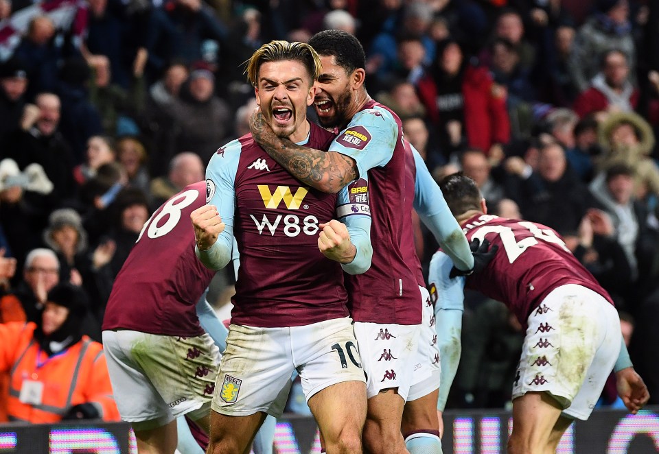  Man Utd are also keen on Aston Villa star Jack Grealish