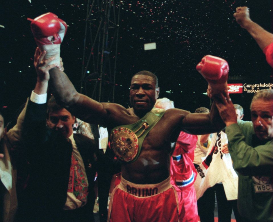  Frank Bruno showed true bulldog spirit to become heavyweight champion of the world at the fourth attempt