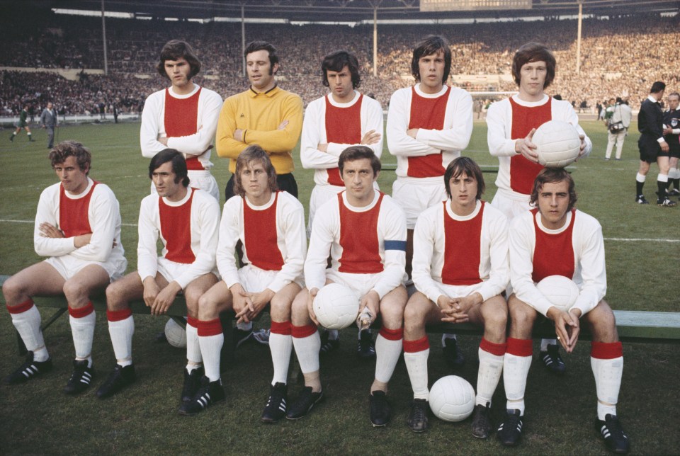  Ajax won three straight European Cups with this classic kit