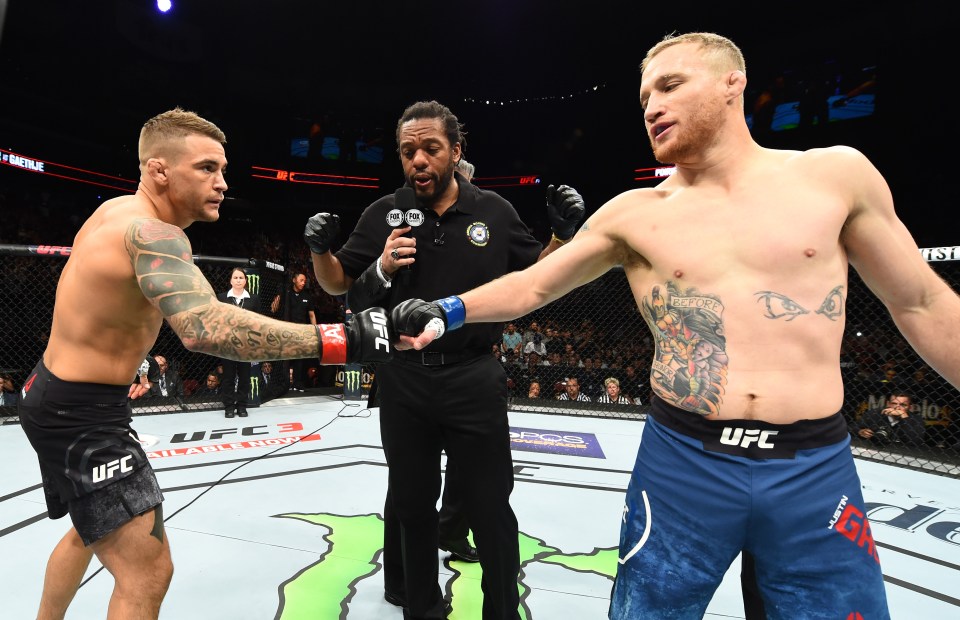  Dan Hardy has urged McGregor to face Dustin Poireir, left, or Justin Gaethje