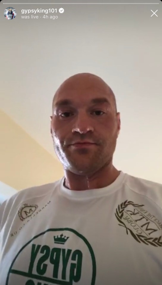 Tyson Fury has 3.7million followers on Instagram