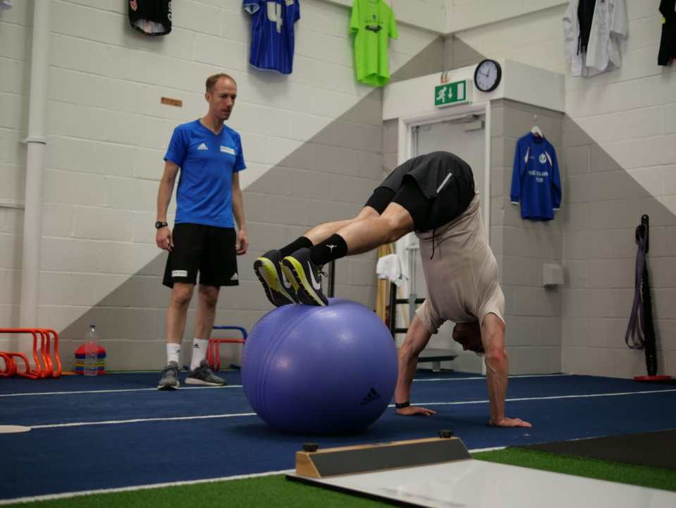  Anthony puts Matt Jarvis through his paces