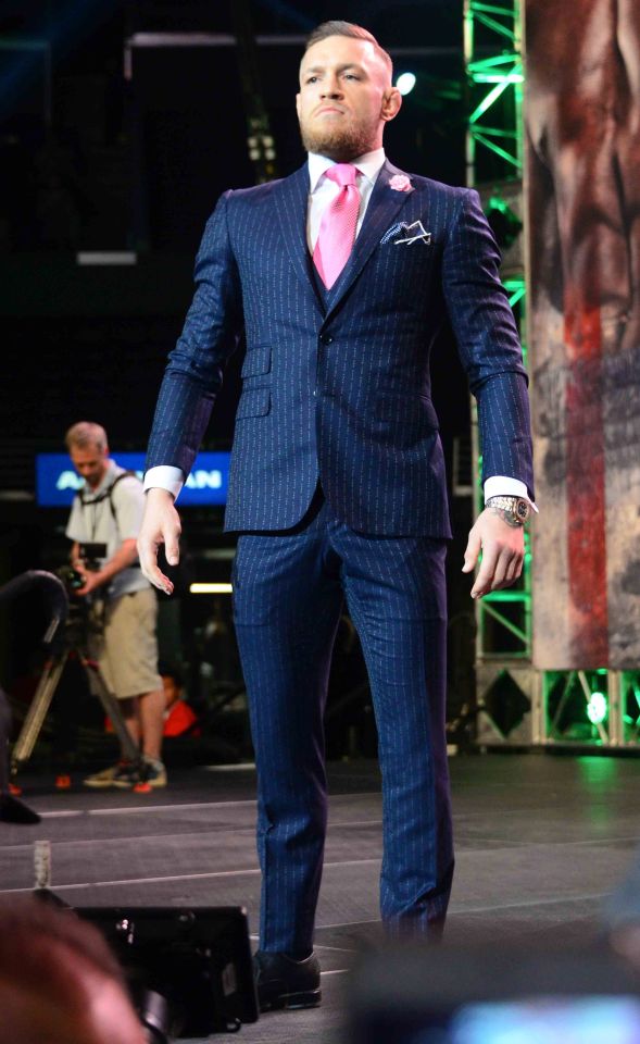 McGregor's famous 'f*** you' suit worn before boxing Mayweather 