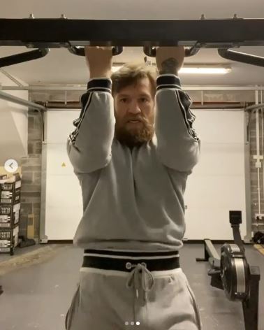  The former two-weight UFC champion has posted a series of training clips from his Dublin as he keeps in shape